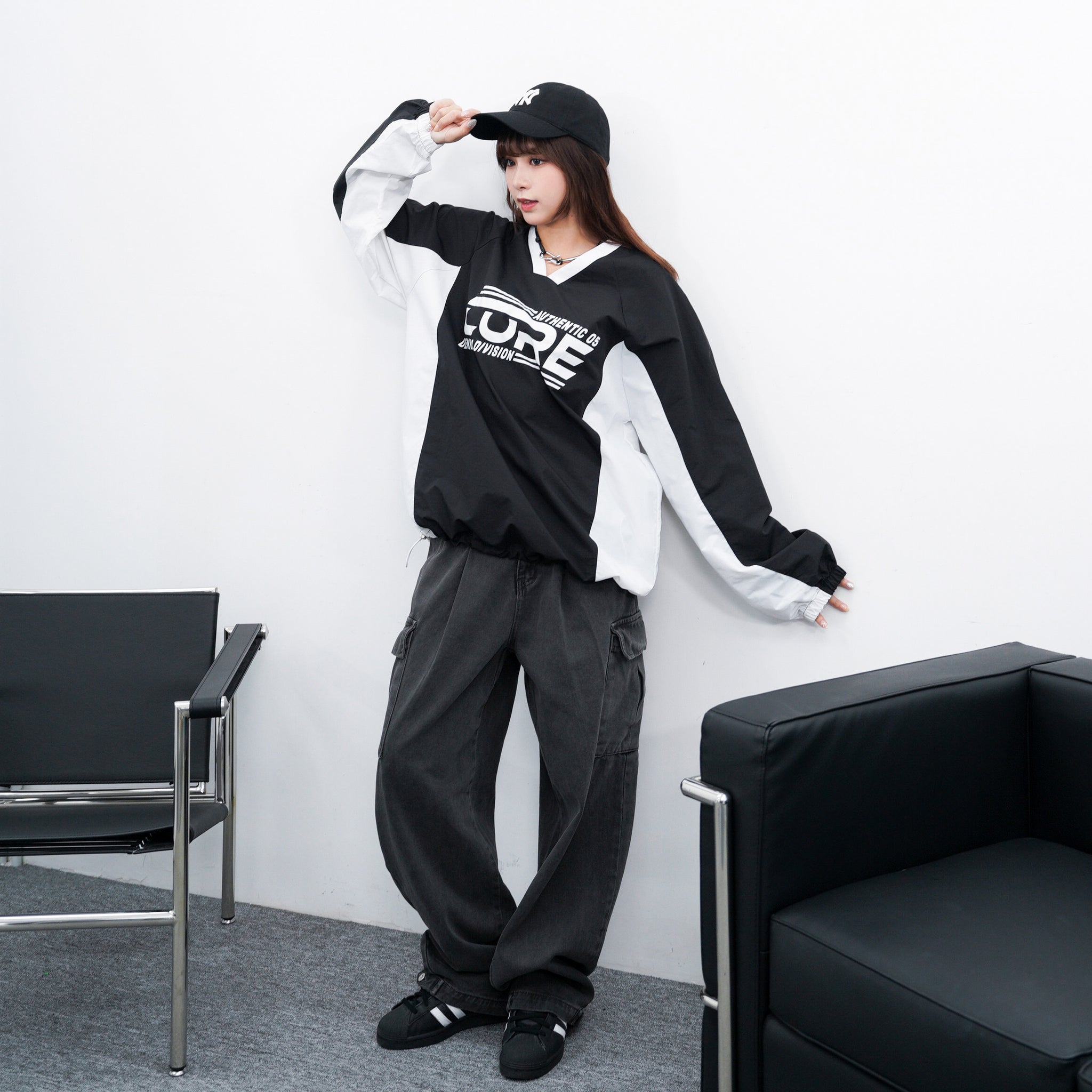 [UNISEX] Dyeing Cargo Denim Pants/ 2色