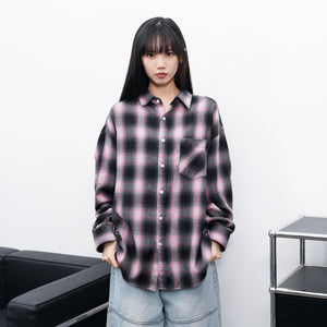 [UNISEX] CITY BOY CHECKERED SHIRT/ 2色