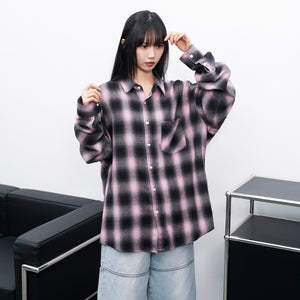[UNISEX] CITY BOY CHECKERED SHIRT/ 2色