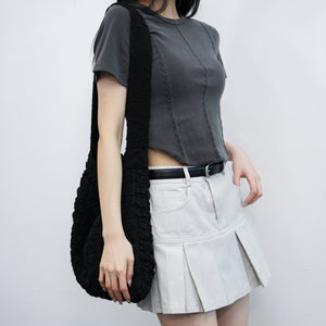 [BEST] PIGMENT PLEATED MINI SKIRT BELT SET/ 3色