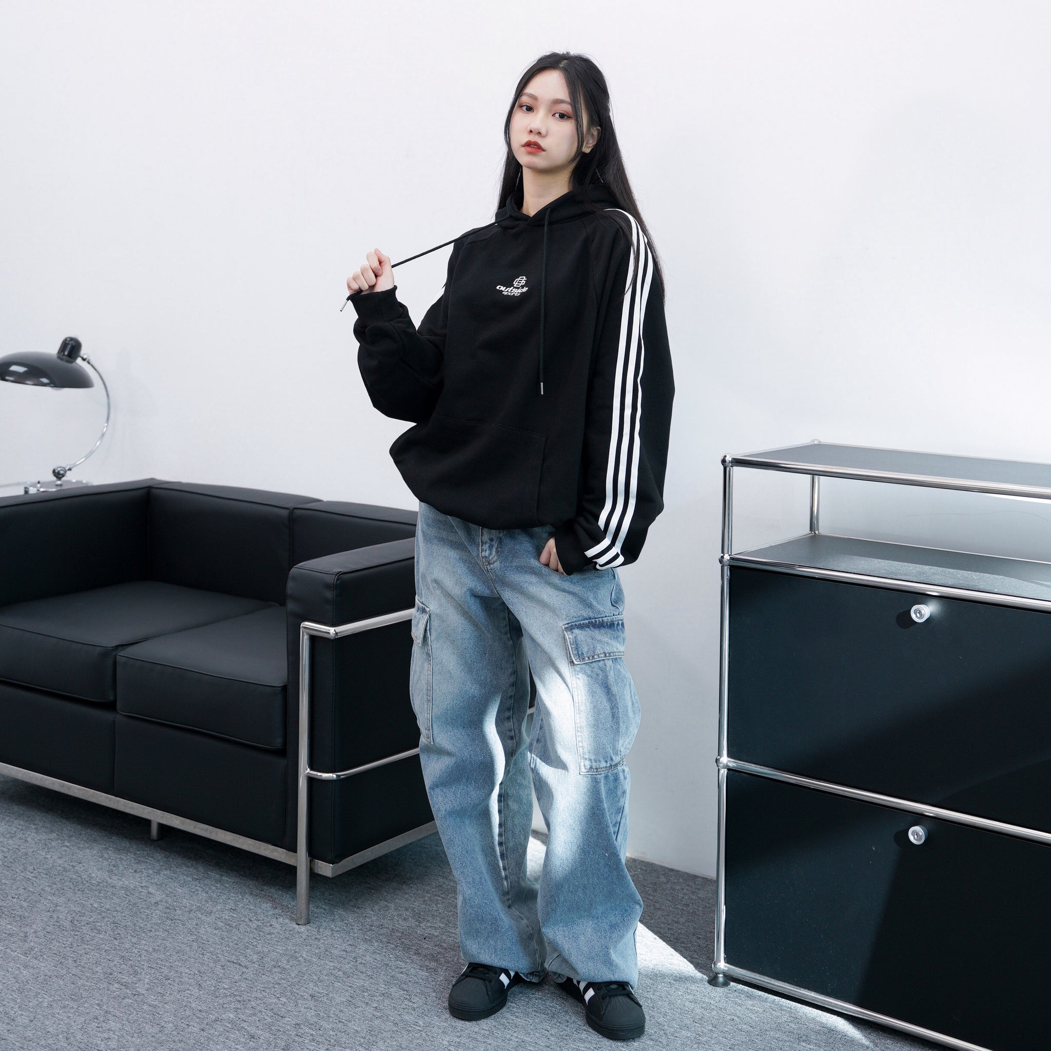 [UNISEX] Outside Sports Hoodie/ 2色