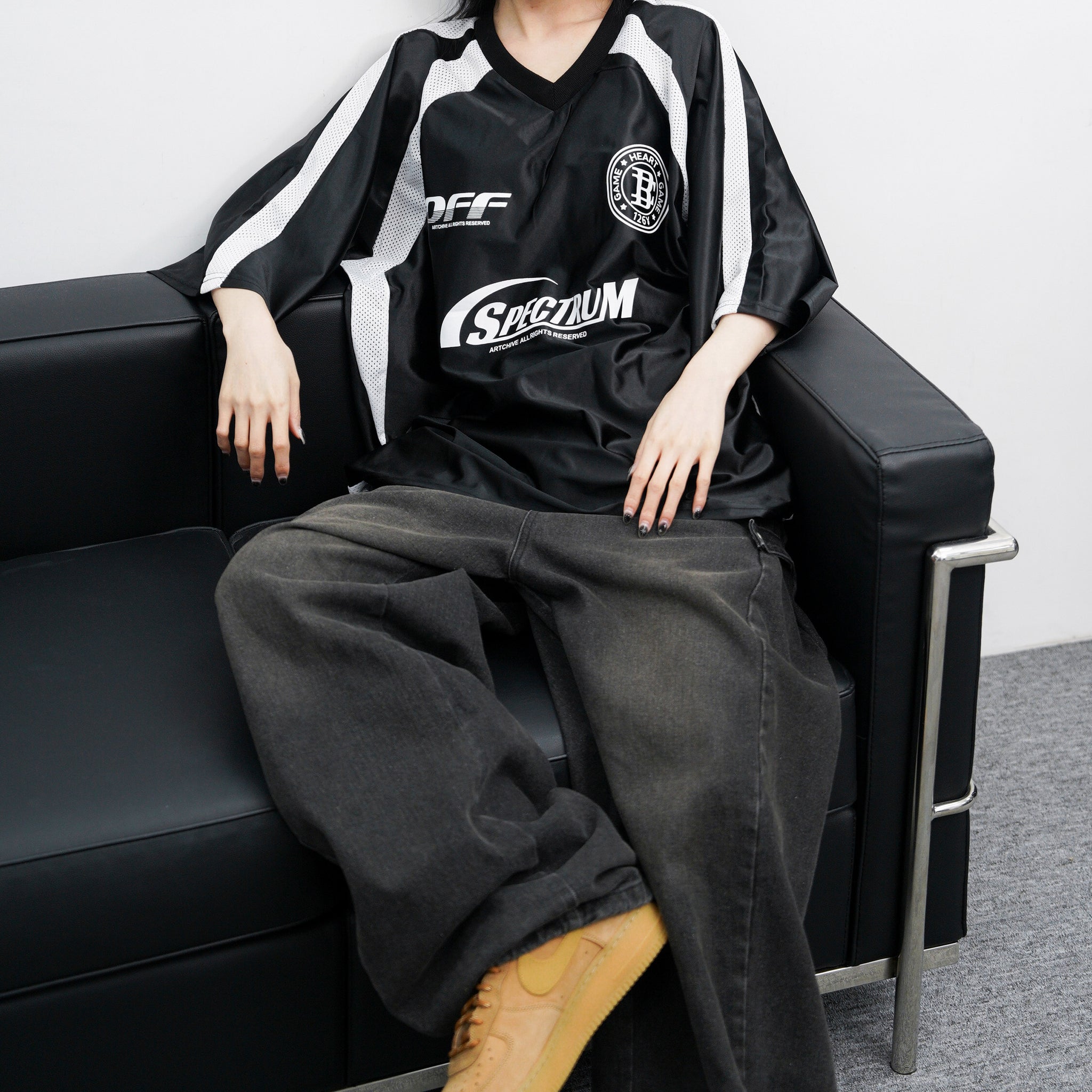 [UNISEX] 冰感透氣拼接SPECTRUM JERSEY TEE/ 3色