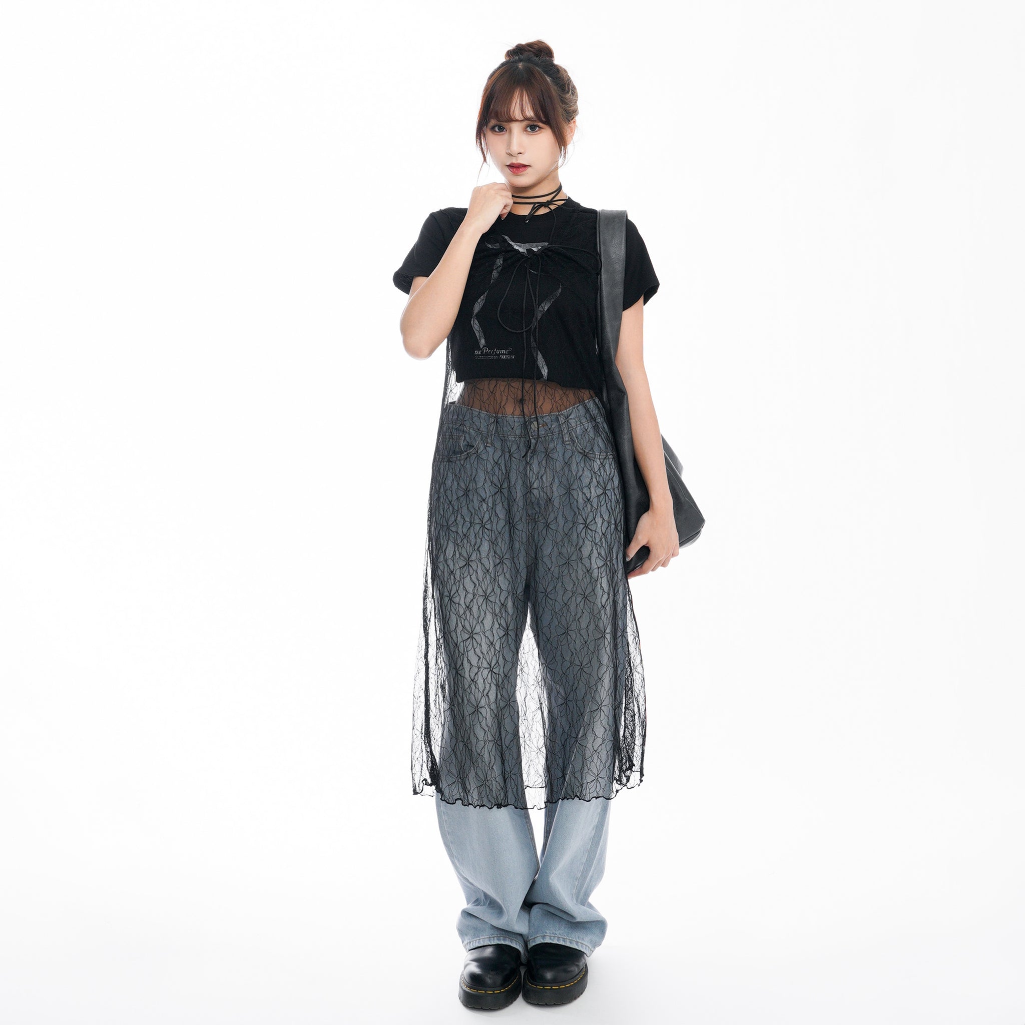 Routine High-waist Wide Denim Pants/ 2色