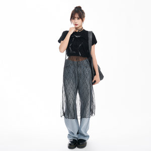 Routine High-waist Wide Denim Pants/ 2色
