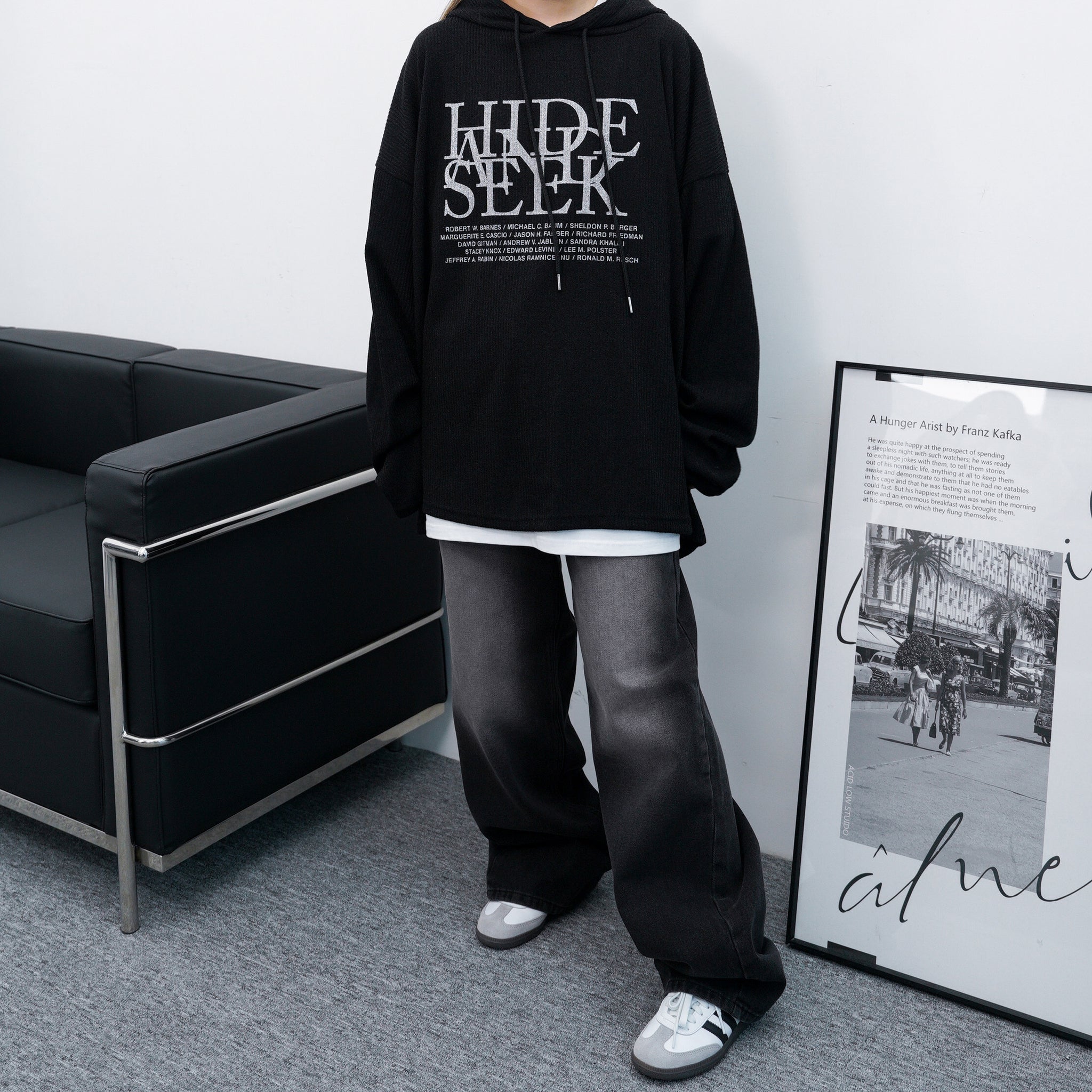 [XS-L] Retro Mood Washed Denim Pants/ 1色