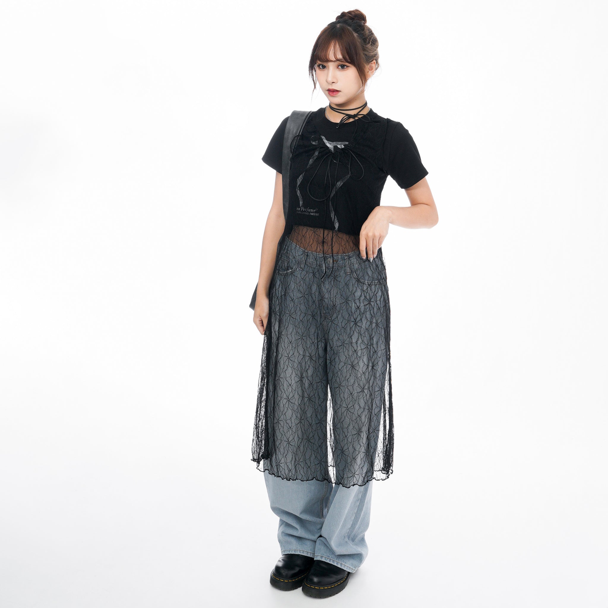 Routine High-waist Wide Denim Pants/ 2色