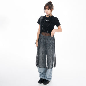 Routine High-waist Wide Denim Pants/ 2色