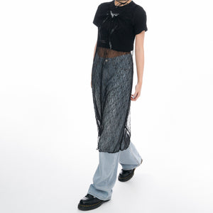 Routine High-waist Wide Denim Pants/ 2色