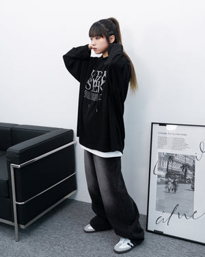 [XS-L] Retro Mood Washed Denim Pants/ 1色
