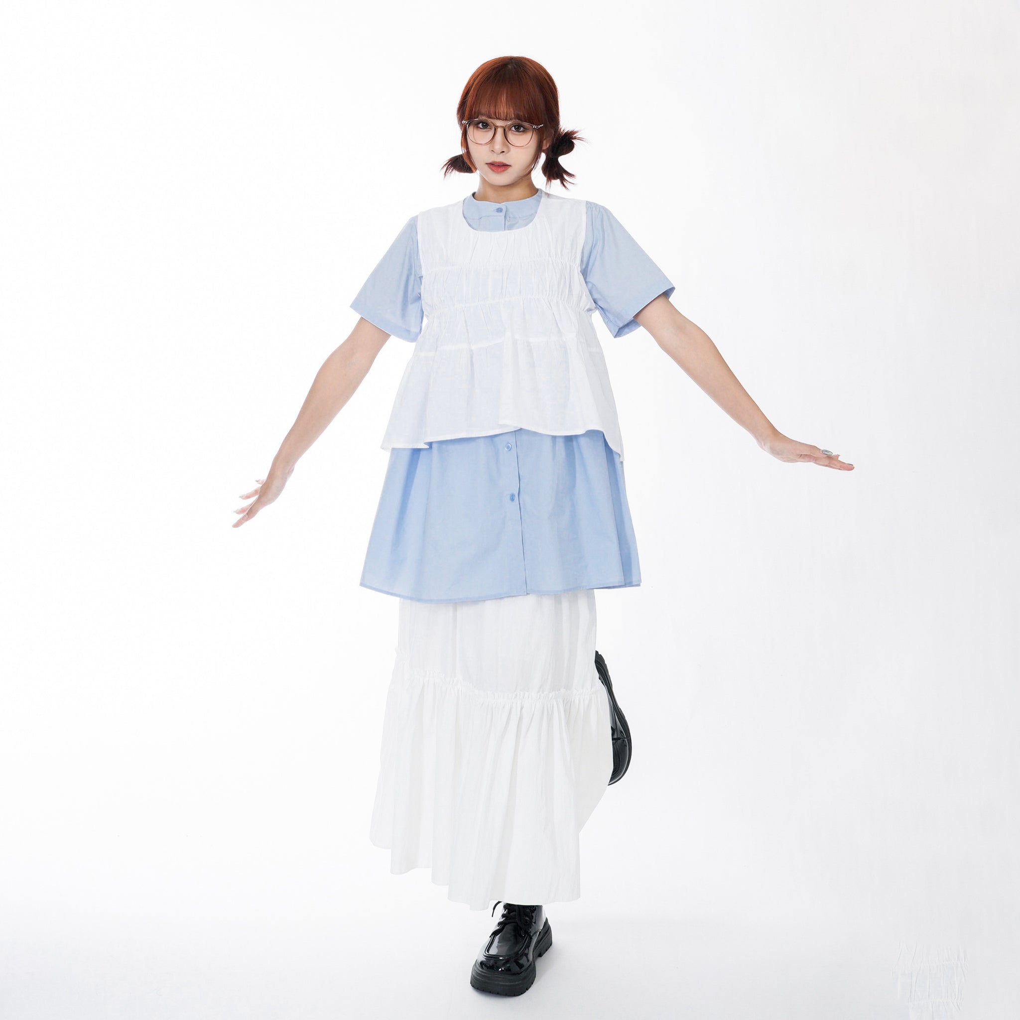 [OPS] BLOUSE SHIRT DRESS/ 3色