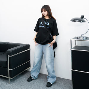 Routine High-waist Wide Denim Pants/ 2色