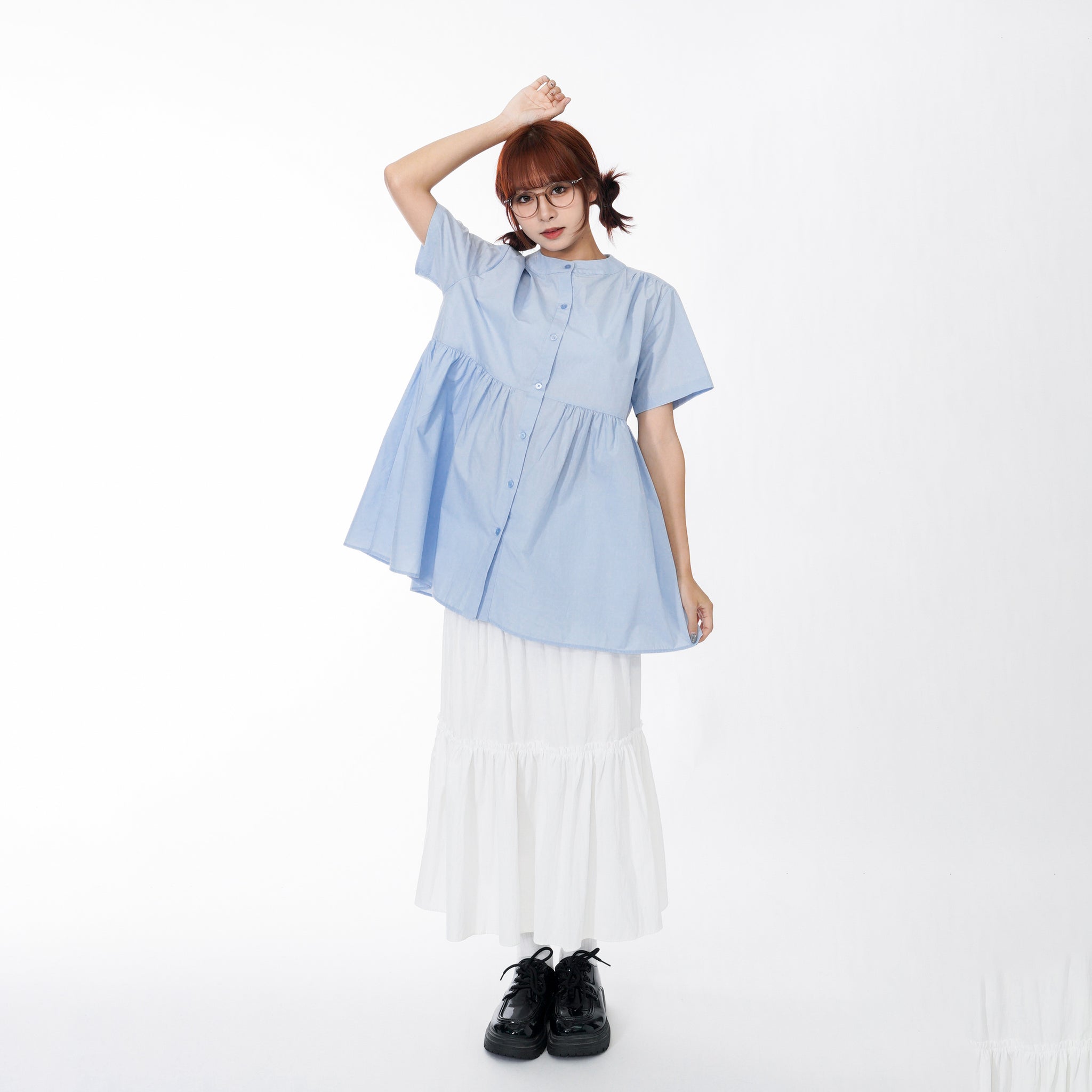 [OPS] BLOUSE SHIRT DRESS/ 3色