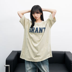 [UNISEX] GRANT PIGMENT T-SHIRT/ 2色