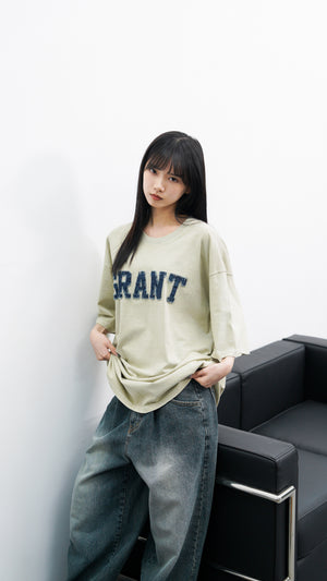 [UNISEX] GRANT PIGMENT T-SHIRT/ 2色