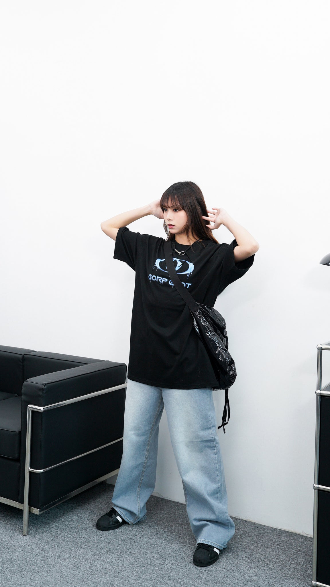 Routine High-waist Wide Denim Pants/ 2色