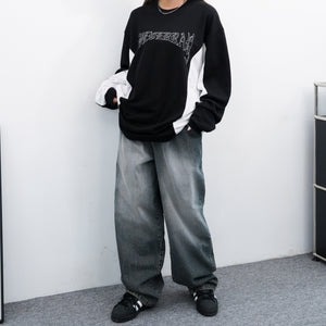 [UNISEX] TRACK LAYERED LONG SLEEVE TEE/ 2色