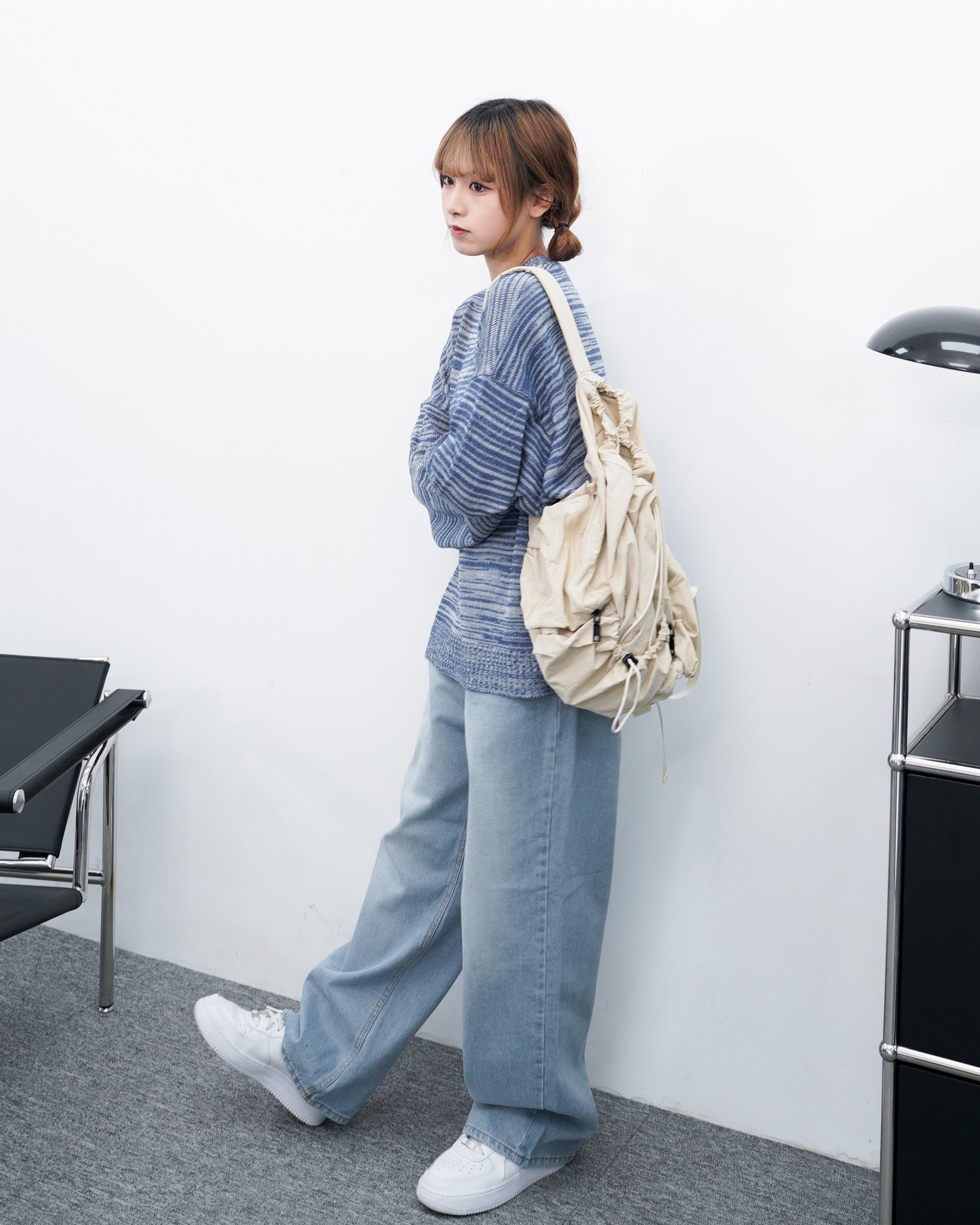 Routine High-waist Wide Denim Pants/ 2色
