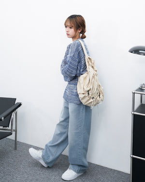 Routine High-waist Wide Denim Pants/ 2色
