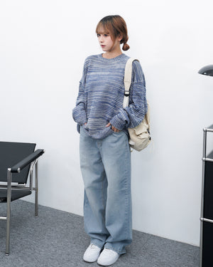 Routine High-waist Wide Denim Pants/ 2色