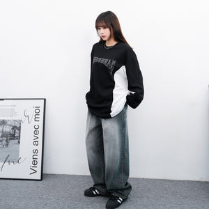 [UNISEX] TRACK LAYERED LONG SLEEVE TEE/ 2色