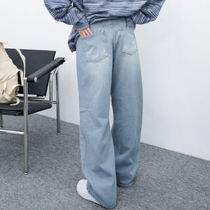 Routine High-waist Wide Denim Pants/ 2色