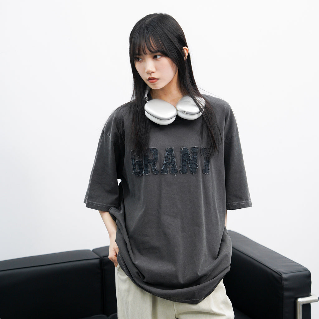 [UNISEX] GRANT PIGMENT T-SHIRT/ 2色