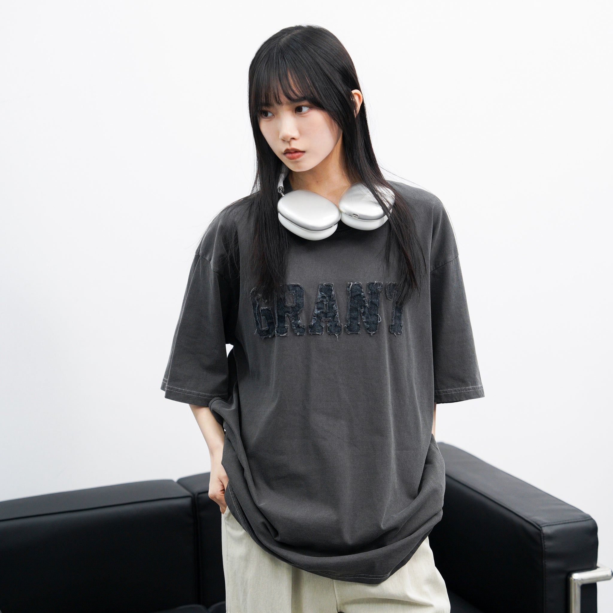 [UNISEX] GRANT PIGMENT T-SHIRT/ 2色