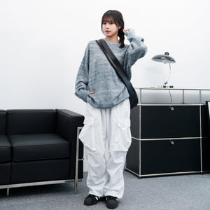 [UNISEX] 超溫柔混色霧面感橫間冷衫/ 3色