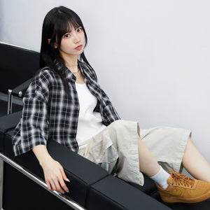 [UNISEX] 水洗BEST STRING CARGO BERMUDA PANTS/ 2色