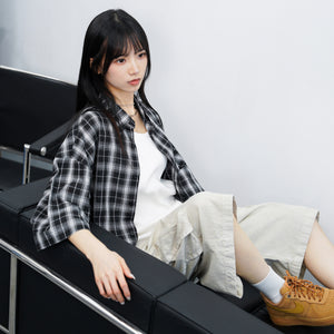 [UNISEX] 水洗BEST STRING CARGO BERMUDA PANTS/ 2色