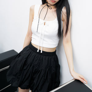 4 MINI RIBBONS CHOKER/ 2色