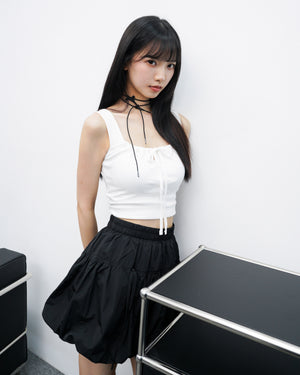 4 MINI RIBBONS CHOKER/ 2色