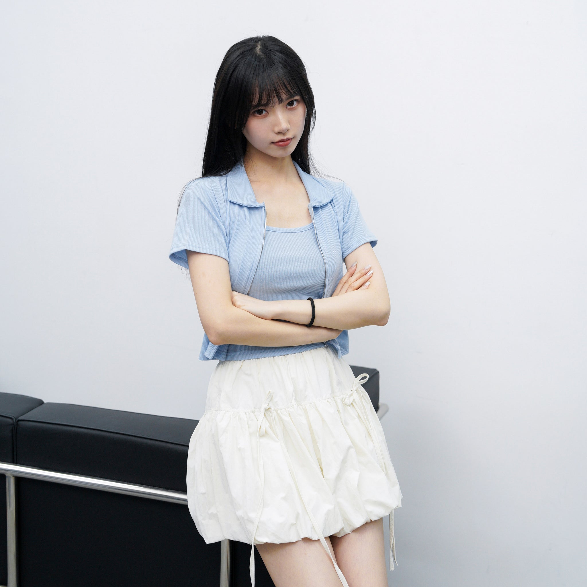 [SET] CP值UP! 背心雙拉鏈外套SET/ 1色
