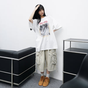 [UNISEX] 水洗BEST STRING CARGO BERMUDA PANTS/ 2色