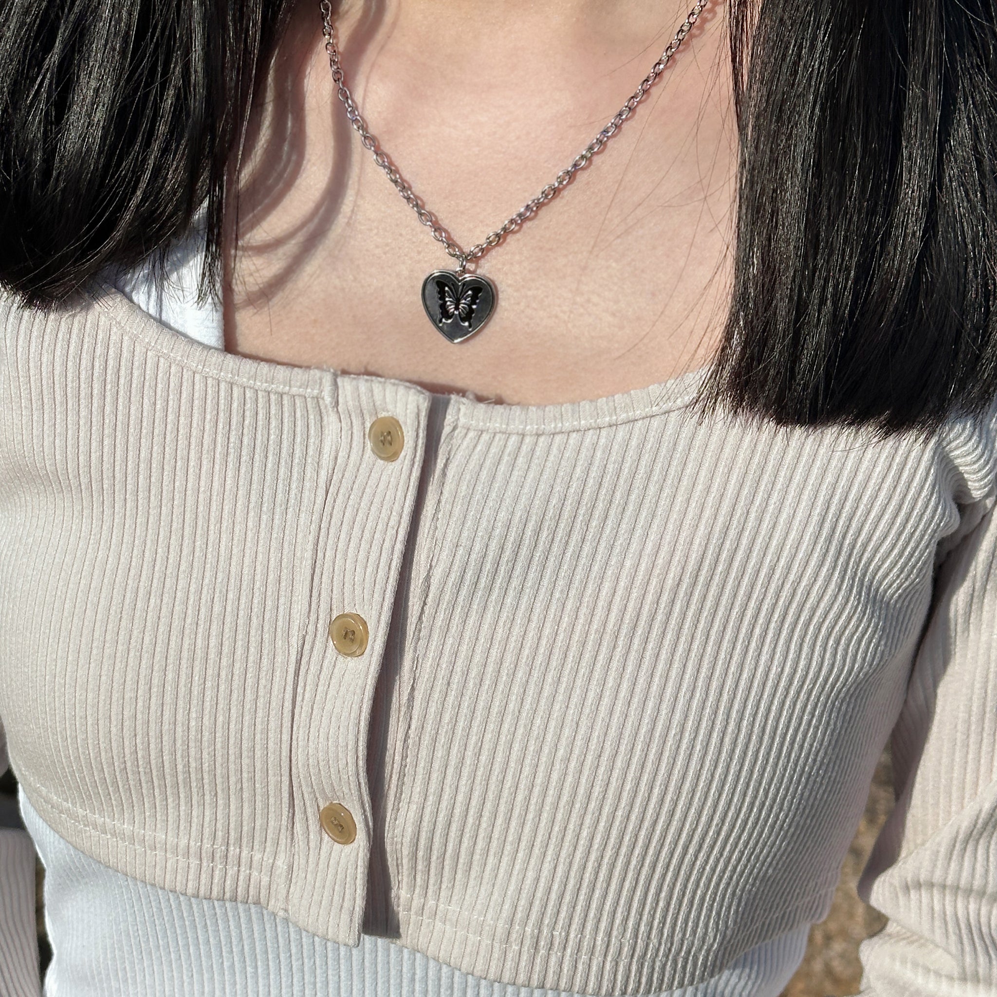 Butterfly Specimen Necklace/ 1色