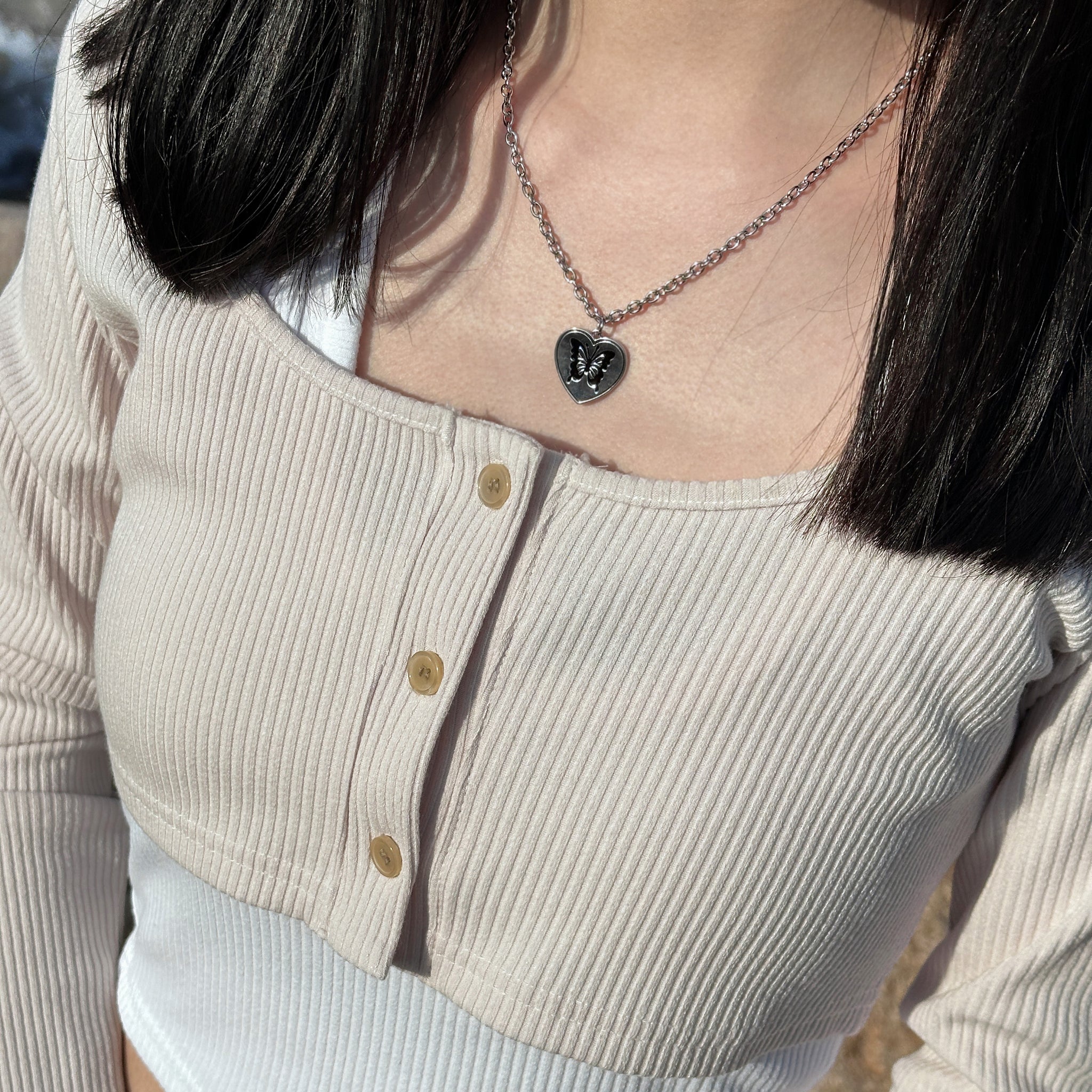 Butterfly Specimen Necklace/ 1色