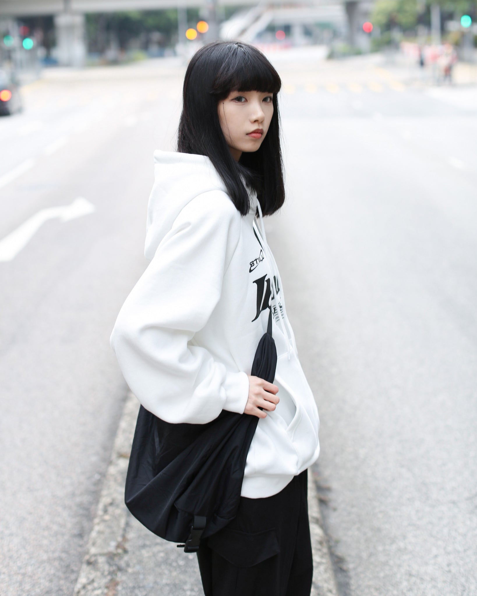 [BEST] Nylon Buckle Cross Bag/ 1色