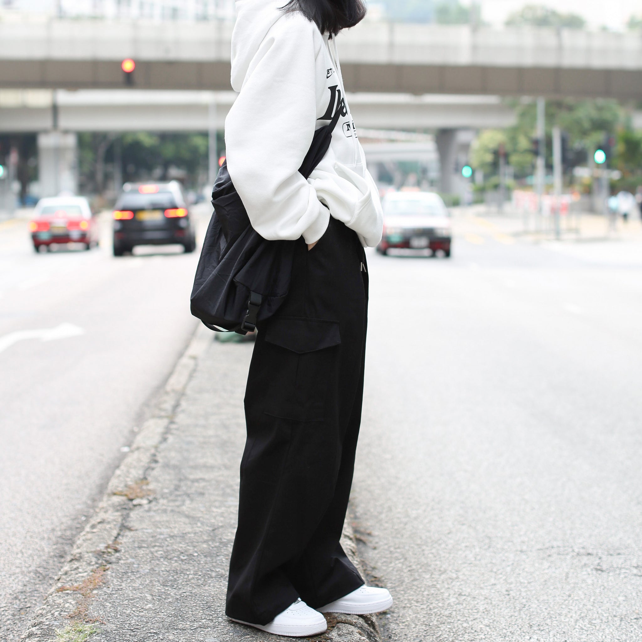 [BEST] Nylon Buckle Cross Bag/ 1色