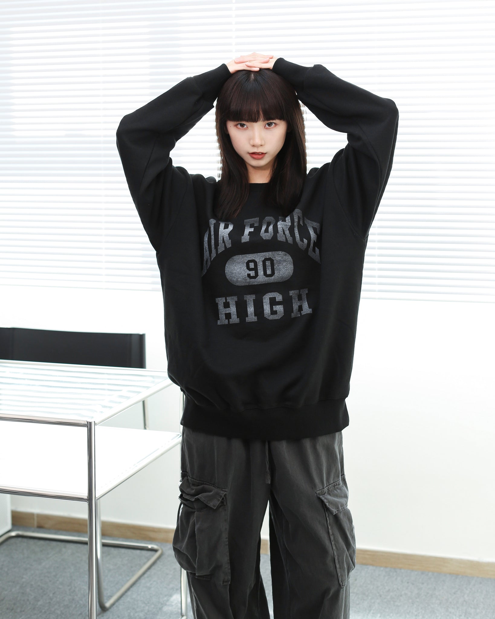 [UNISEX]Air Force Sweatshirt/ 1色