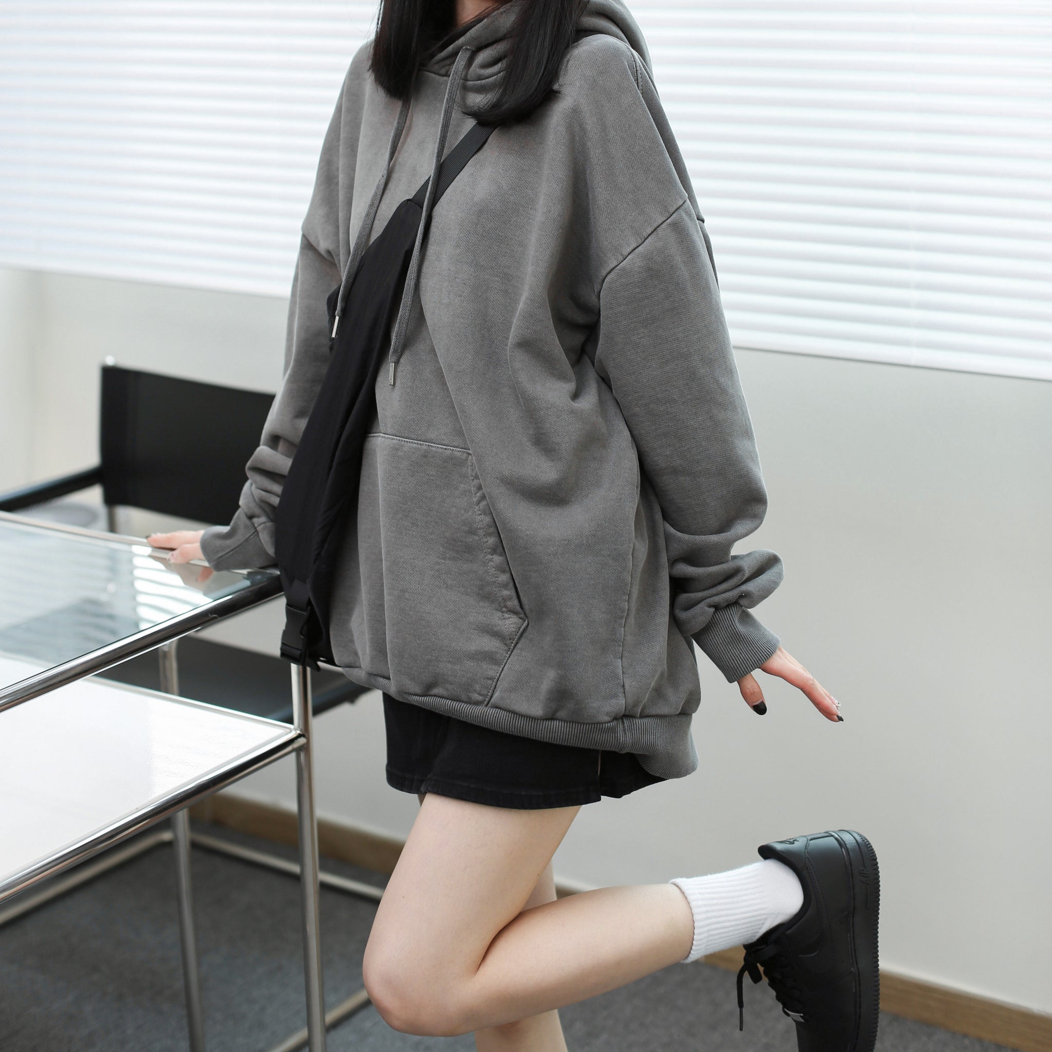 [BEST] Nylon Buckle Cross Bag/ 1色