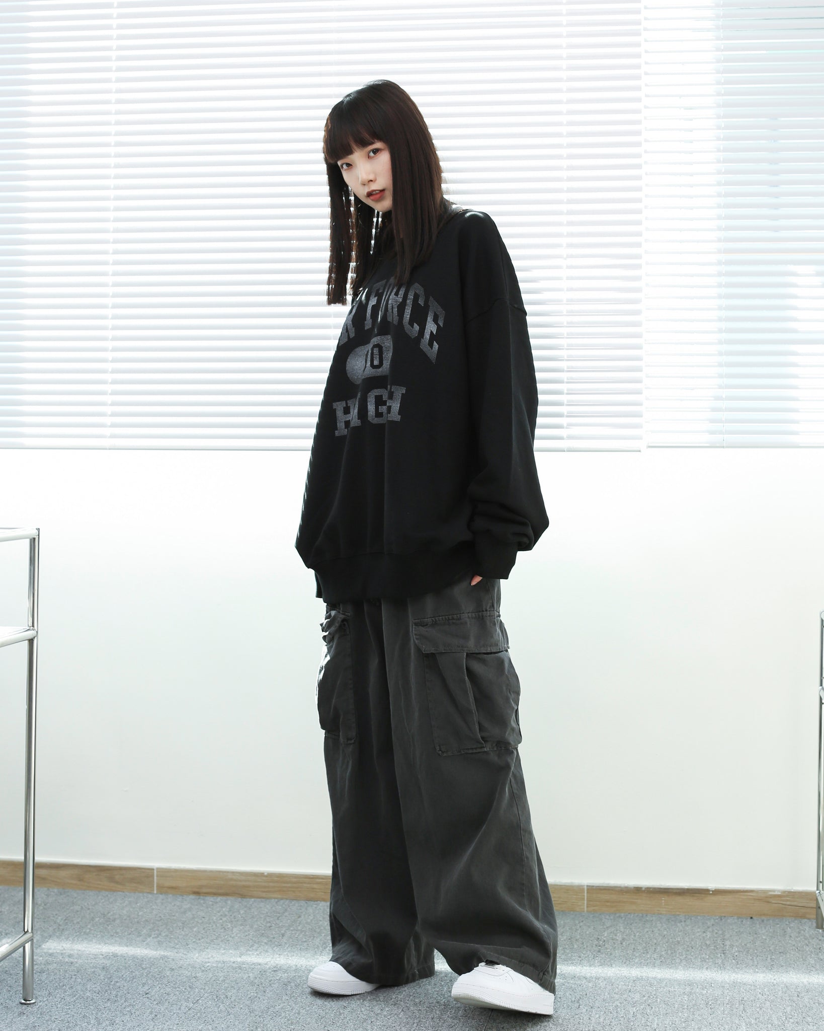 [UNISEX]Air Force Sweatshirt/ 1色